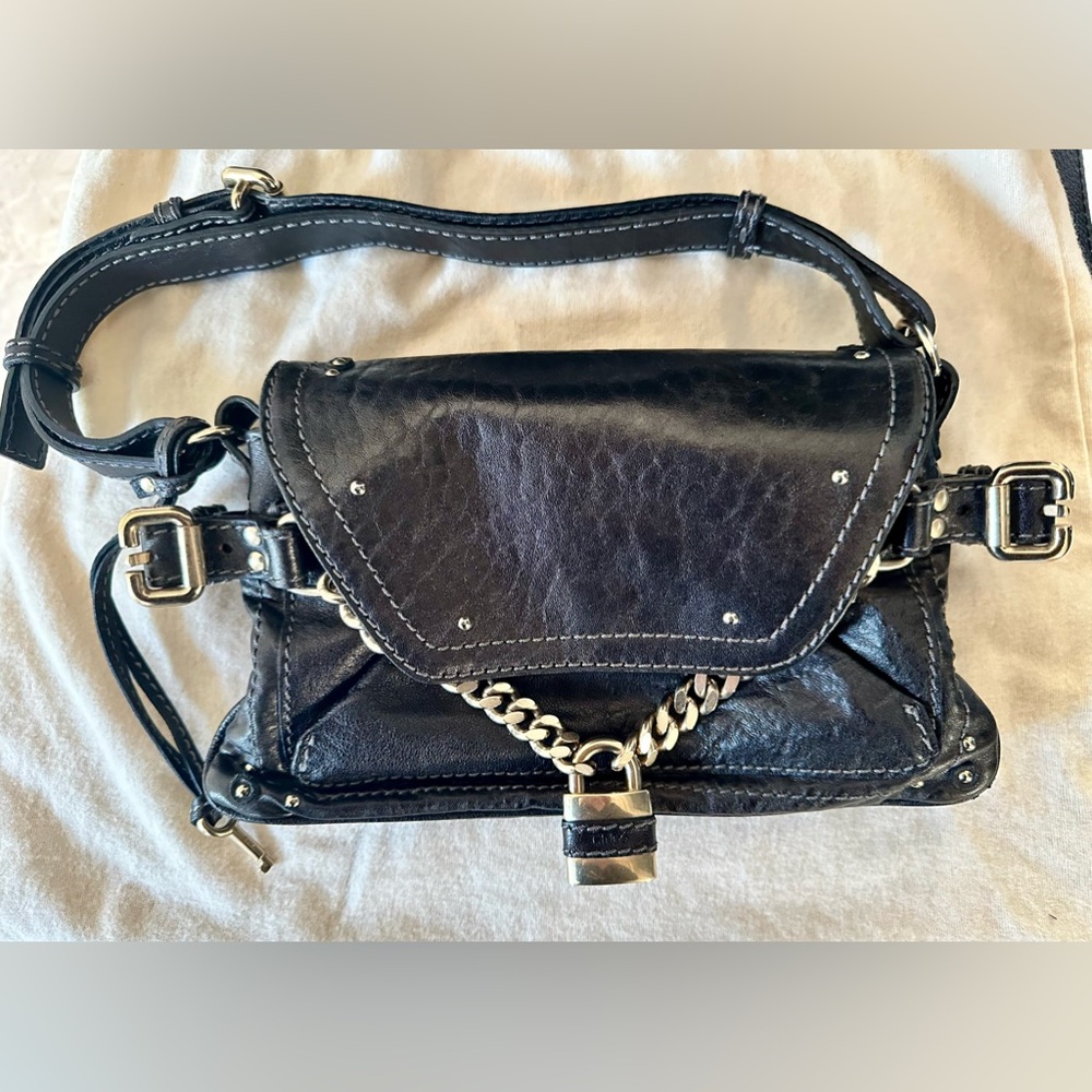 Vintage Chloe navy blue Paddington bag - Picture 3 of 16